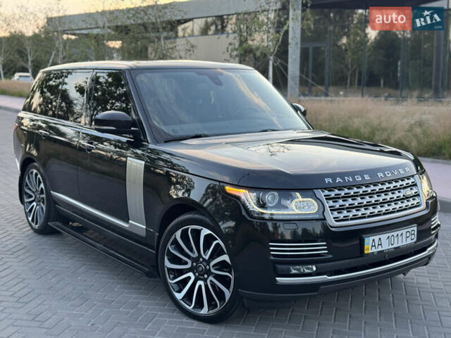 Черный Ленд Ровер Рендж Ровер, объемом двигателя 5 л и пробегом 160 тыс. км за 43500 $, фото 3 на Automoto.ua