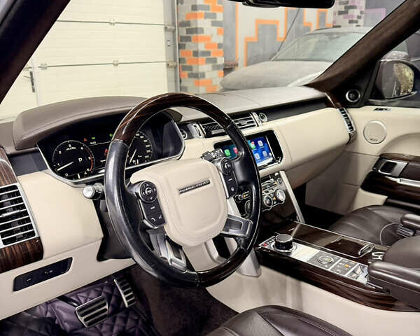 Черный Ленд Ровер Рендж Ровер, объемом двигателя 4.37 л и пробегом 198 тыс. км за 38999 $, фото 17 на Automoto.ua