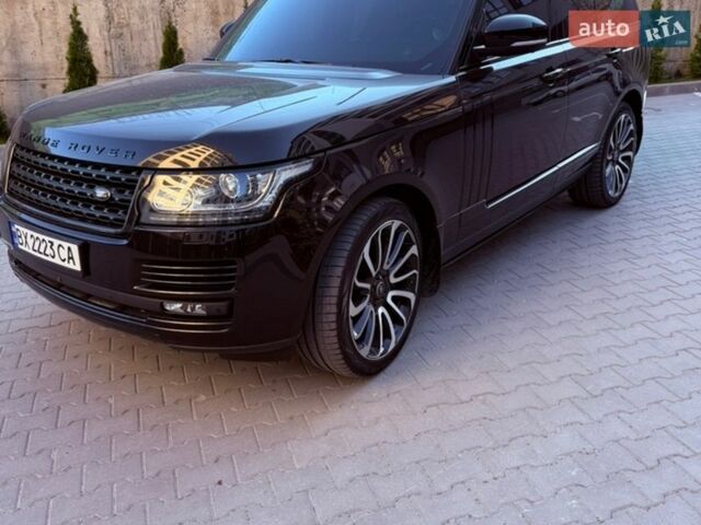 Черный Ленд Ровер Рендж Ровер, объемом двигателя 5 л и пробегом 185 тыс. км за 43000 $, фото 2 на Automoto.ua