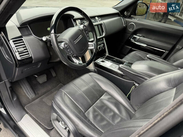 Черный Ленд Ровер Рендж Ровер, объемом двигателя 3 л и пробегом 210 тыс. км за 35800 $, фото 28 на Automoto.ua