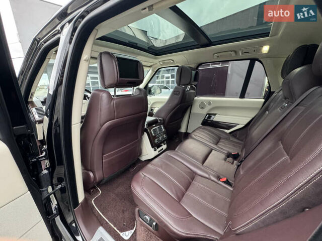 Черный Ленд Ровер Рендж Ровер, объемом двигателя 4.37 л и пробегом 188 тыс. км за 43000 $, фото 86 на Automoto.ua