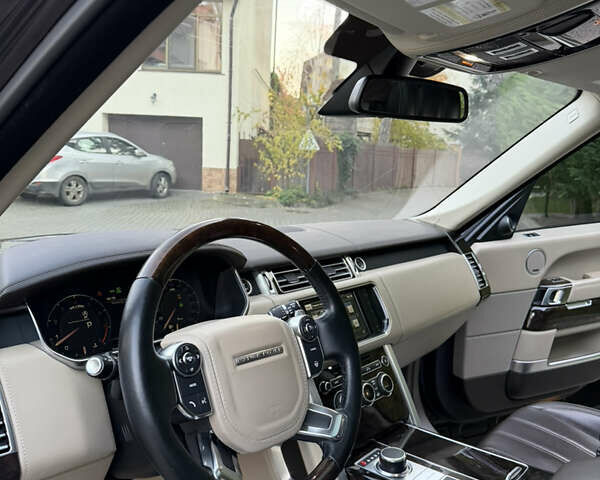 Черный Ленд Ровер Рендж Ровер, объемом двигателя 5 л и пробегом 155 тыс. км за 39900 $, фото 15 на Automoto.ua