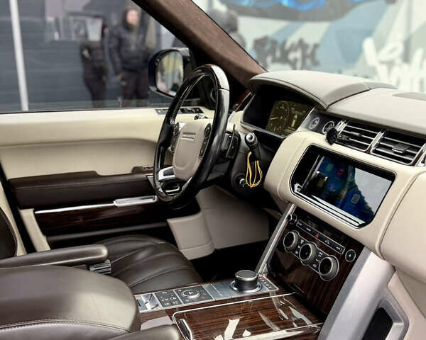 Черный Ленд Ровер Рендж Ровер, объемом двигателя 4.37 л и пробегом 198 тыс. км за 38999 $, фото 19 на Automoto.ua