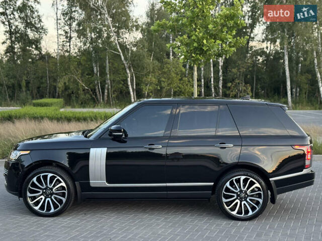 Черный Ленд Ровер Рендж Ровер, объемом двигателя 5 л и пробегом 160 тыс. км за 43500 $, фото 9 на Automoto.ua