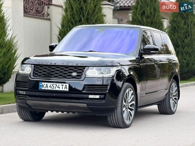 Чорний Ленд Ровер Рендж Ровер, об'ємом двигуна 4.37 л та пробігом 200 тис. км за 32999 $, фото 7 на Automoto.ua