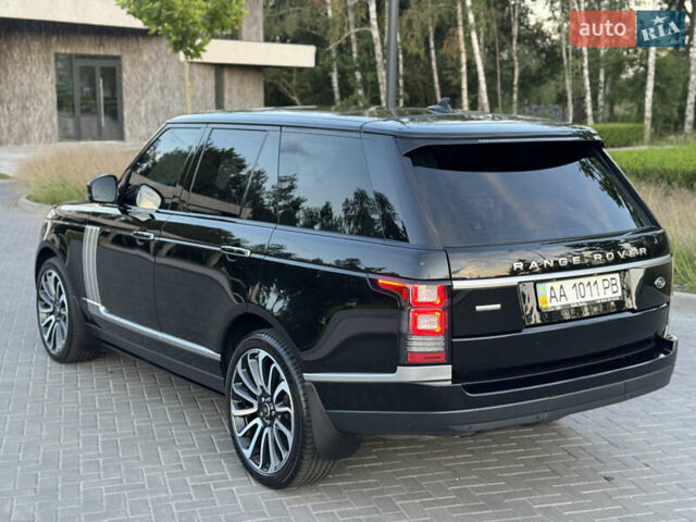 Черный Ленд Ровер Рендж Ровер, объемом двигателя 5 л и пробегом 160 тыс. км за 43500 $, фото 14 на Automoto.ua