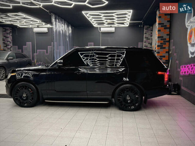 Черный Ленд Ровер Рендж Ровер, объемом двигателя 4.37 л и пробегом 198 тыс. км за 38999 $, фото 2 на Automoto.ua