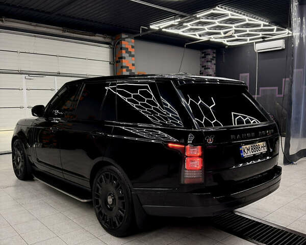 Черный Ленд Ровер Рендж Ровер, объемом двигателя 4.37 л и пробегом 198 тыс. км за 38999 $, фото 5 на Automoto.ua