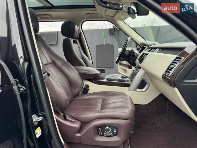 Черный Ленд Ровер Рендж Ровер, объемом двигателя 4.37 л и пробегом 188 тыс. км за 43000 $, фото 62 на Automoto.ua