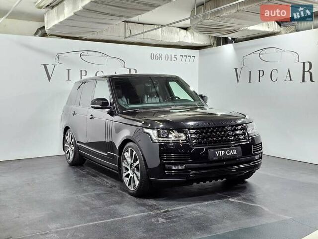 Черный Ленд Ровер Рендж Ровер, объемом двигателя 4.37 л и пробегом 116 тыс. км за 49999 $, фото 1 на Automoto.ua