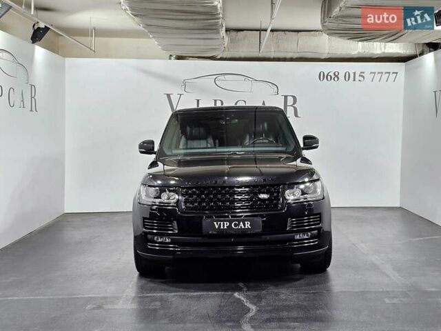 Черный Ленд Ровер Рендж Ровер, объемом двигателя 4.37 л и пробегом 116 тыс. км за 49999 $, фото 2 на Automoto.ua