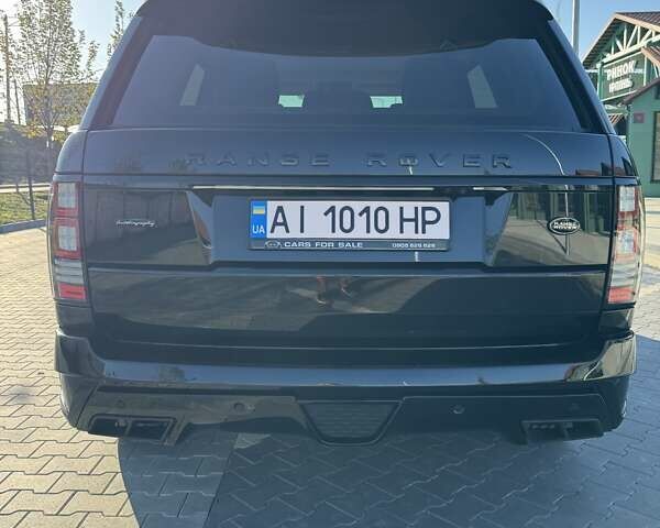 Чорний Ленд Ровер Рендж Ровер, об'ємом двигуна 4.37 л та пробігом 134 тис. км за 63000 $, фото 16 на Automoto.ua