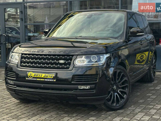 Черный Ленд Ровер Рендж Ровер, объемом двигателя 4.37 л и пробегом 115 тыс. км за 51500 $, фото 2 на Automoto.ua