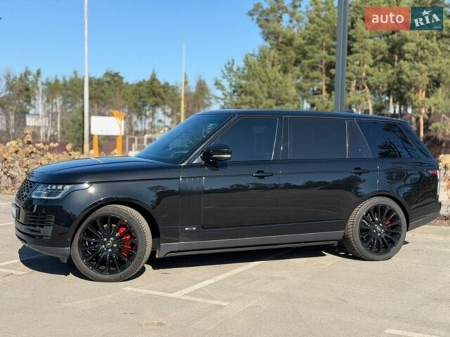 Черный Ленд Ровер Рендж Ровер, объемом двигателя 5 л и пробегом 105 тыс. км за 52000 $, фото 19 на Automoto.ua