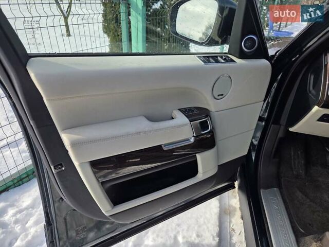 Черный Ленд Ровер Рендж Ровер, объемом двигателя 3 л и пробегом 161 тыс. км за 28000 $, фото 12 на Automoto.ua