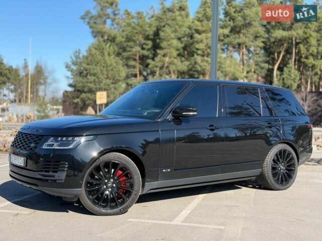 Черный Ленд Ровер Рендж Ровер, объемом двигателя 5 л и пробегом 105 тыс. км за 52000 $, фото 18 на Automoto.ua