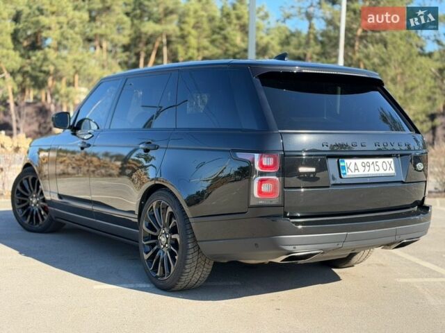 Черный Ленд Ровер Рендж Ровер, объемом двигателя 5 л и пробегом 105 тыс. км за 52000 $, фото 25 на Automoto.ua