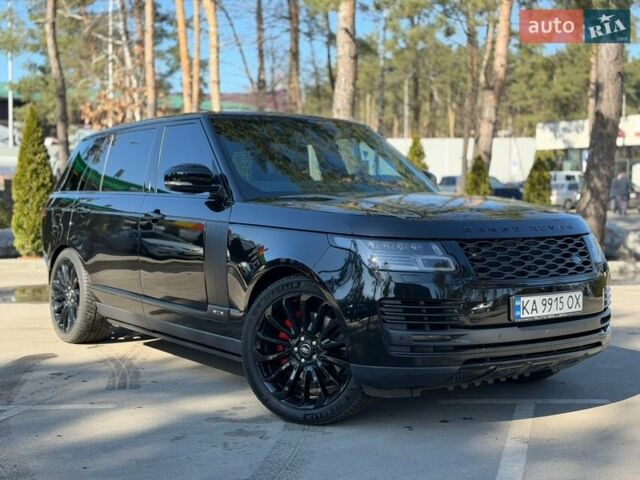 Черный Ленд Ровер Рендж Ровер, объемом двигателя 5 л и пробегом 105 тыс. км за 52000 $, фото 7 на Automoto.ua