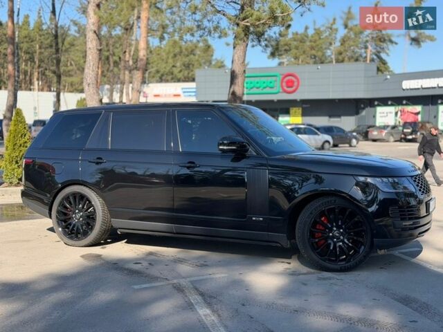 Черный Ленд Ровер Рендж Ровер, объемом двигателя 5 л и пробегом 105 тыс. км за 52000 $, фото 9 на Automoto.ua