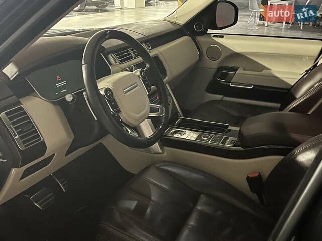 Чорний Ленд Ровер Рендж Ровер, об'ємом двигуна 4.37 л та пробігом 168 тис. км за 53900 $, фото 5 на Automoto.ua