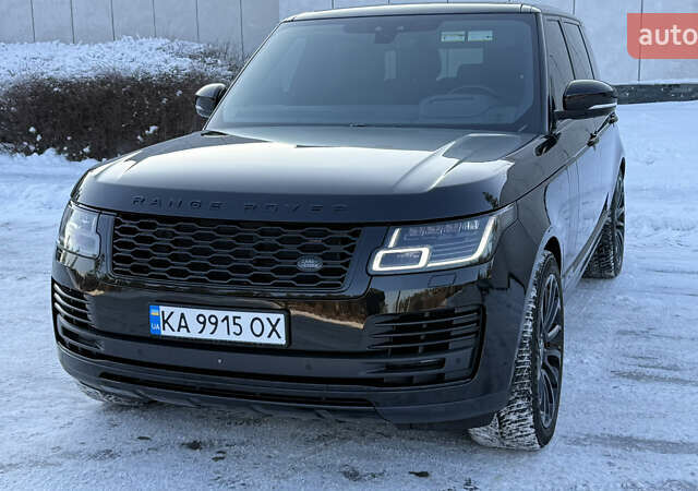 Черный Ленд Ровер Рендж Ровер, объемом двигателя 5 л и пробегом 104 тыс. км за 55900 $, фото 2 на Automoto.ua