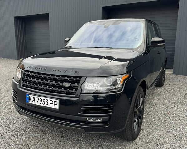 Черный Ленд Ровер Рендж Ровер, объемом двигателя 3 л и пробегом 202 тыс. км за 35000 $, фото 1 на Automoto.ua