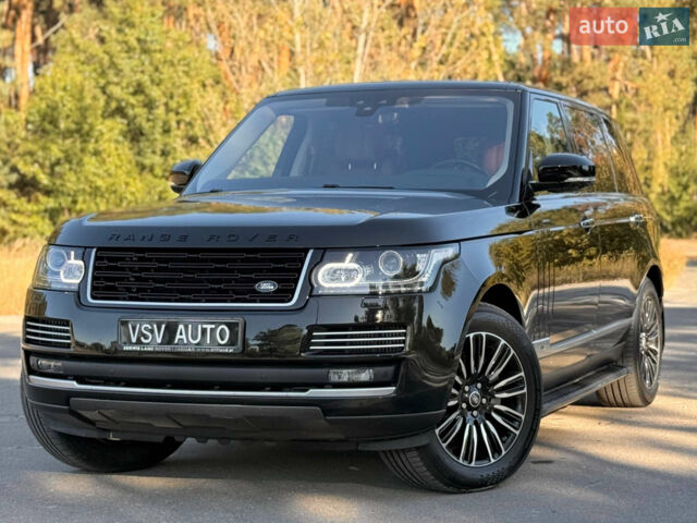 Чорний Ленд Ровер Рендж Ровер, об'ємом двигуна 4.37 л та пробігом 150 тис. км за 48888 $, фото 132 на Automoto.ua