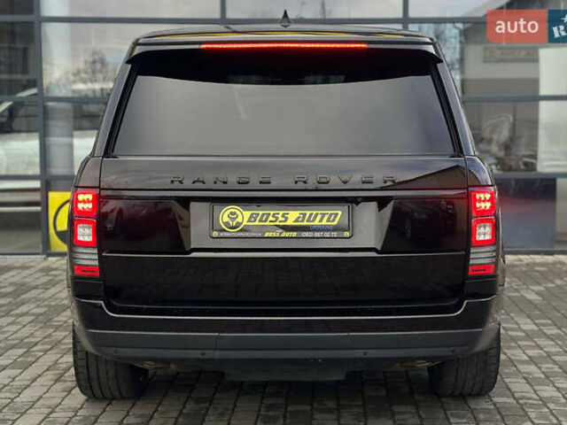 Черный Ленд Ровер Рендж Ровер, объемом двигателя 4.37 л и пробегом 115 тыс. км за 51500 $, фото 5 на Automoto.ua