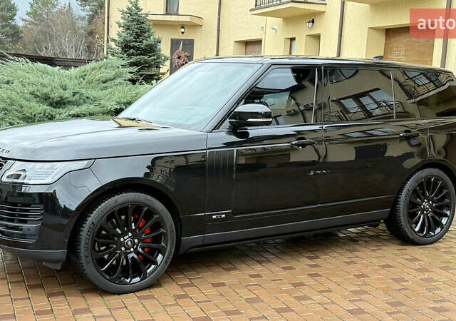 Чорний Ленд Ровер Рендж Ровер, об'ємом двигуна 5 л та пробігом 103 тис. км за 62000 $, фото 3 на Automoto.ua