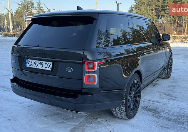 Черный Ленд Ровер Рендж Ровер, объемом двигателя 5 л и пробегом 104 тыс. км за 55900 $, фото 12 на Automoto.ua