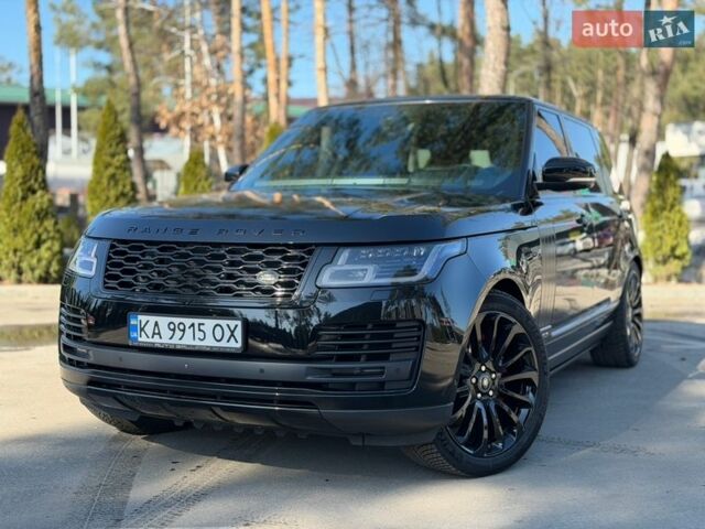 Черный Ленд Ровер Рендж Ровер, объемом двигателя 5 л и пробегом 105 тыс. км за 52000 $, фото 2 на Automoto.ua