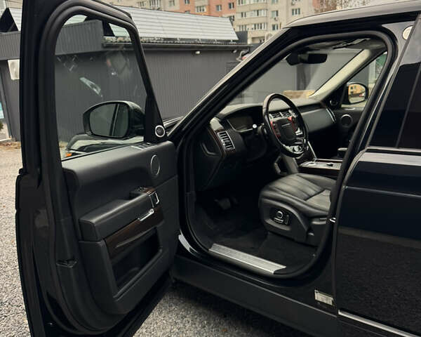 Черный Ленд Ровер Рендж Ровер, объемом двигателя 3 л и пробегом 202 тыс. км за 35000 $, фото 9 на Automoto.ua