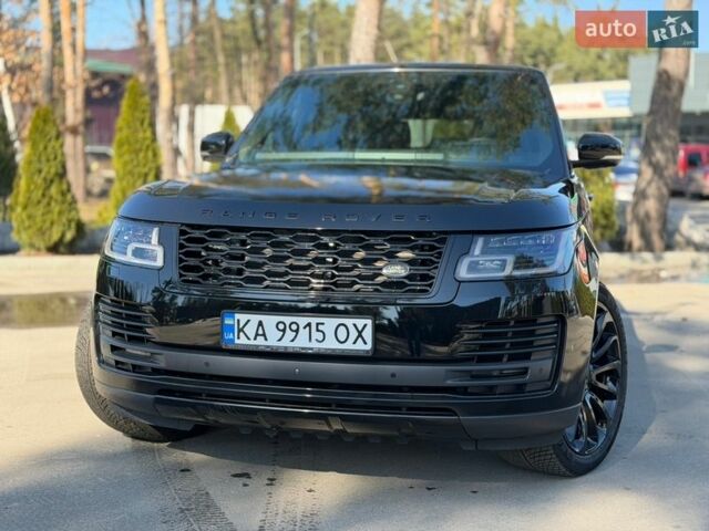 Черный Ленд Ровер Рендж Ровер, объемом двигателя 5 л и пробегом 105 тыс. км за 52000 $, фото 5 на Automoto.ua