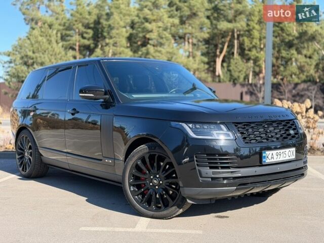 Черный Ленд Ровер Рендж Ровер, объемом двигателя 5 л и пробегом 105 тыс. км за 52000 $, фото 13 на Automoto.ua