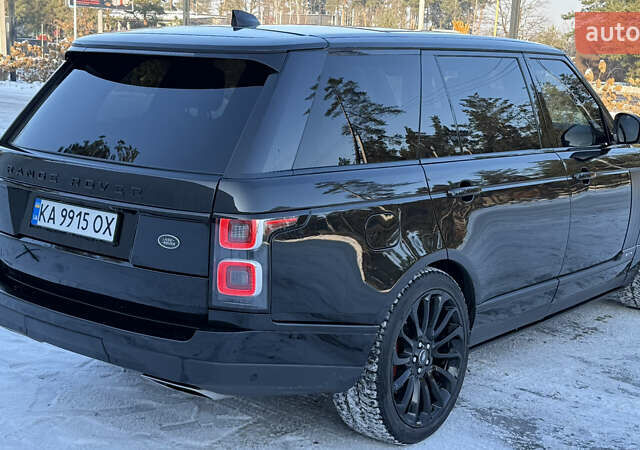 Черный Ленд Ровер Рендж Ровер, объемом двигателя 5 л и пробегом 104 тыс. км за 55900 $, фото 10 на Automoto.ua