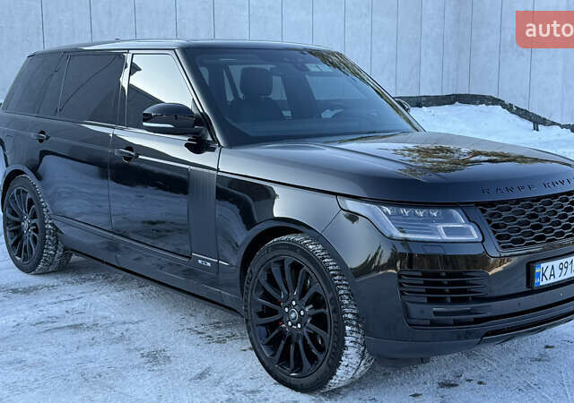 Черный Ленд Ровер Рендж Ровер, объемом двигателя 5 л и пробегом 104 тыс. км за 55900 $, фото 6 на Automoto.ua