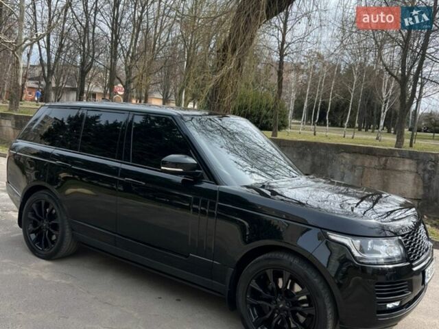 Черный Ленд Ровер Рендж Ровер, объемом двигателя 4.37 л и пробегом 179 тыс. км за 44500 $, фото 3 на Automoto.ua