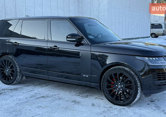 Черный Ленд Ровер Рендж Ровер, объемом двигателя 5 л и пробегом 104 тыс. км за 55900 $, фото 7 на Automoto.ua