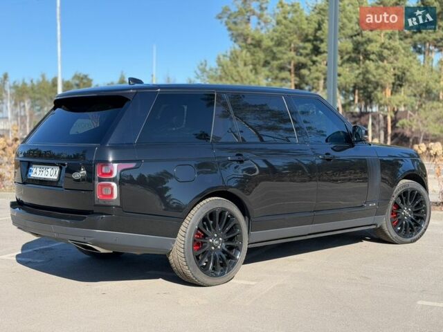 Черный Ленд Ровер Рендж Ровер, объемом двигателя 5 л и пробегом 105 тыс. км за 52000 $, фото 22 на Automoto.ua