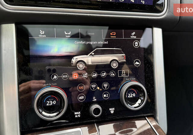 Чорний Ленд Ровер Рендж Ровер, об'ємом двигуна 5 л та пробігом 103 тис. км за 62000 $, фото 46 на Automoto.ua