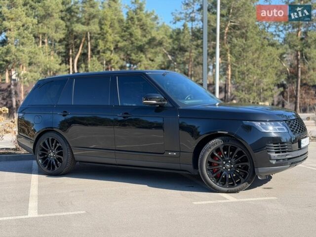 Черный Ленд Ровер Рендж Ровер, объемом двигателя 5 л и пробегом 105 тыс. км за 52000 $, фото 14 на Automoto.ua