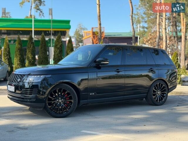 Черный Ленд Ровер Рендж Ровер, объемом двигателя 5 л и пробегом 105 тыс. км за 52000 $, фото 4 на Automoto.ua