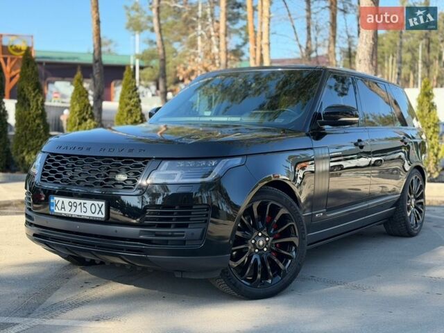 Черный Ленд Ровер Рендж Ровер, объемом двигателя 5 л и пробегом 105 тыс. км за 52000 $, фото 3 на Automoto.ua