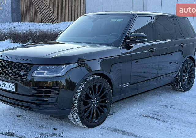 Черный Ленд Ровер Рендж Ровер, объемом двигателя 5 л и пробегом 104 тыс. км за 55900 $, фото 3 на Automoto.ua