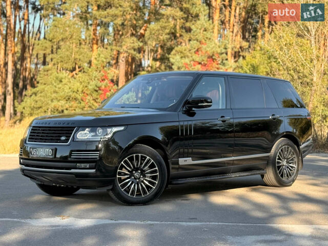 Чорний Ленд Ровер Рендж Ровер, об'ємом двигуна 4.37 л та пробігом 150 тис. км за 48888 $, фото 131 на Automoto.ua