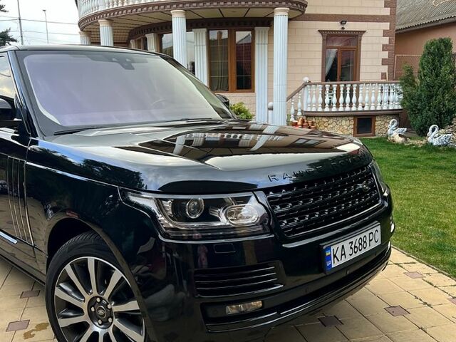 Черный Ленд Ровер Рендж Ровер, объемом двигателя 4.4 л и пробегом 186 тыс. км за 50000 $, фото 6 на Automoto.ua