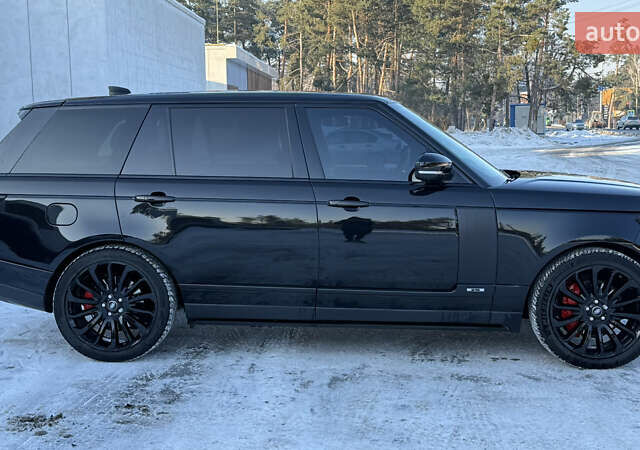 Черный Ленд Ровер Рендж Ровер, объемом двигателя 5 л и пробегом 104 тыс. км за 55900 $, фото 8 на Automoto.ua