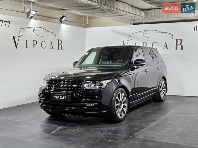 Черный Ленд Ровер Рендж Ровер, объемом двигателя 4.37 л и пробегом 116 тыс. км за 49999 $, фото 3 на Automoto.ua