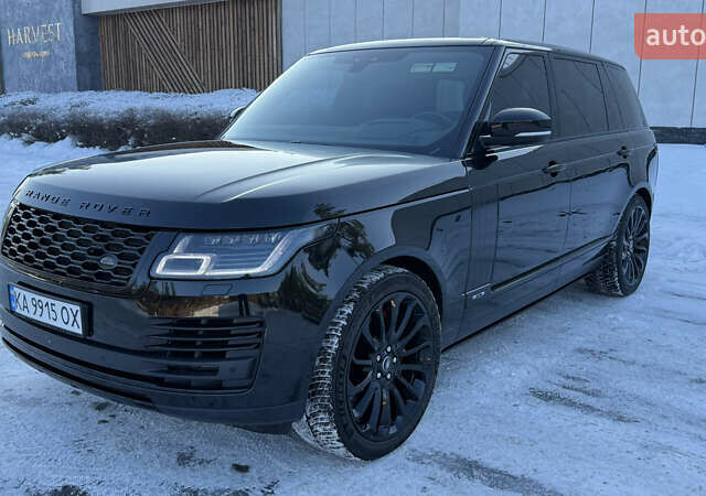 Черный Ленд Ровер Рендж Ровер, объемом двигателя 5 л и пробегом 104 тыс. км за 55900 $, фото 20 на Automoto.ua