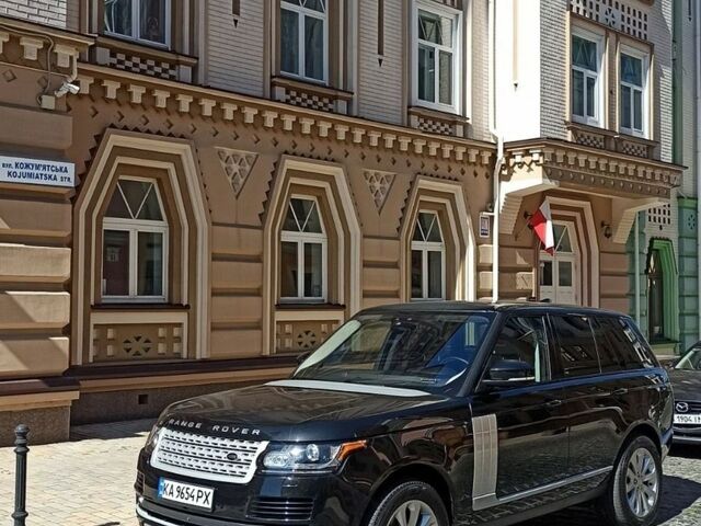Черный Ленд Ровер Рендж Ровер, объемом двигателя 3 л и пробегом 225 тыс. км за 37000 $, фото 1 на Automoto.ua